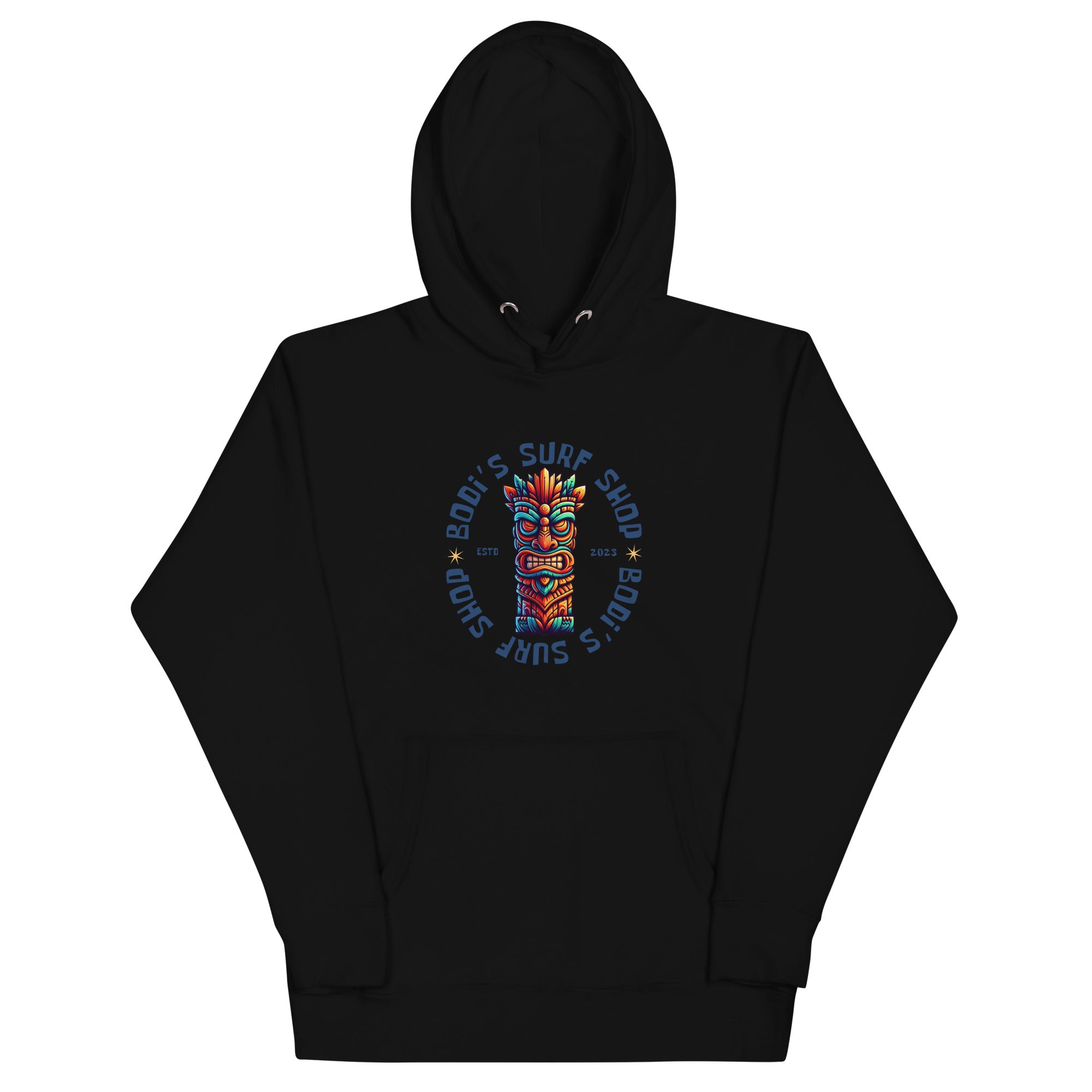 Bodi's Tiki God Black - Unisex Hoodie